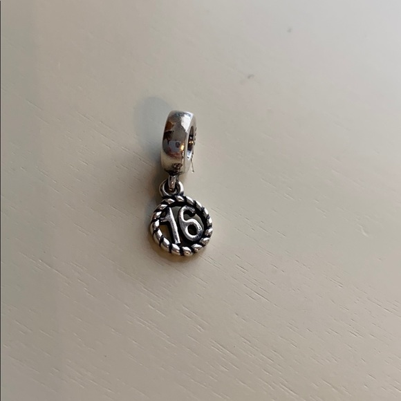 Pandora Sweet 16 Birthday Dangle Charm - Picture 2 of 2